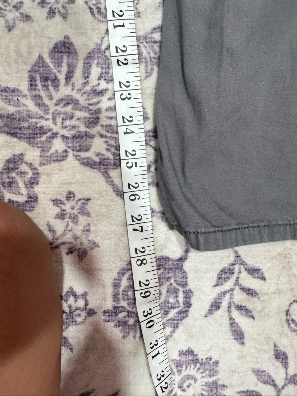 Old Navy Men's Charcoal Cargo Pants with Drawstring Waist